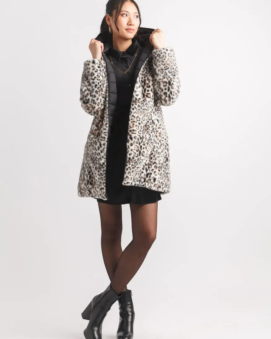 Papillon Lowra Reversible Faux Fur/Puffer