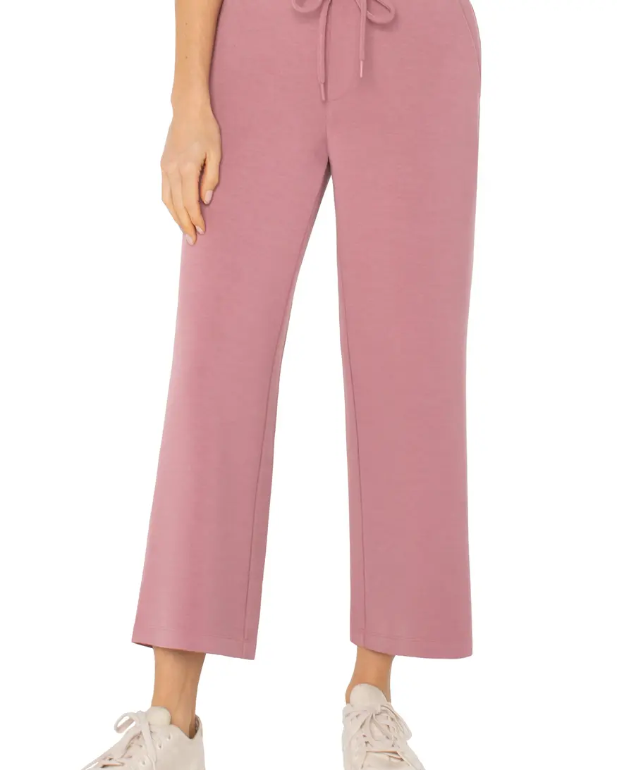 Liverpool Pull On Wide Leg Crop