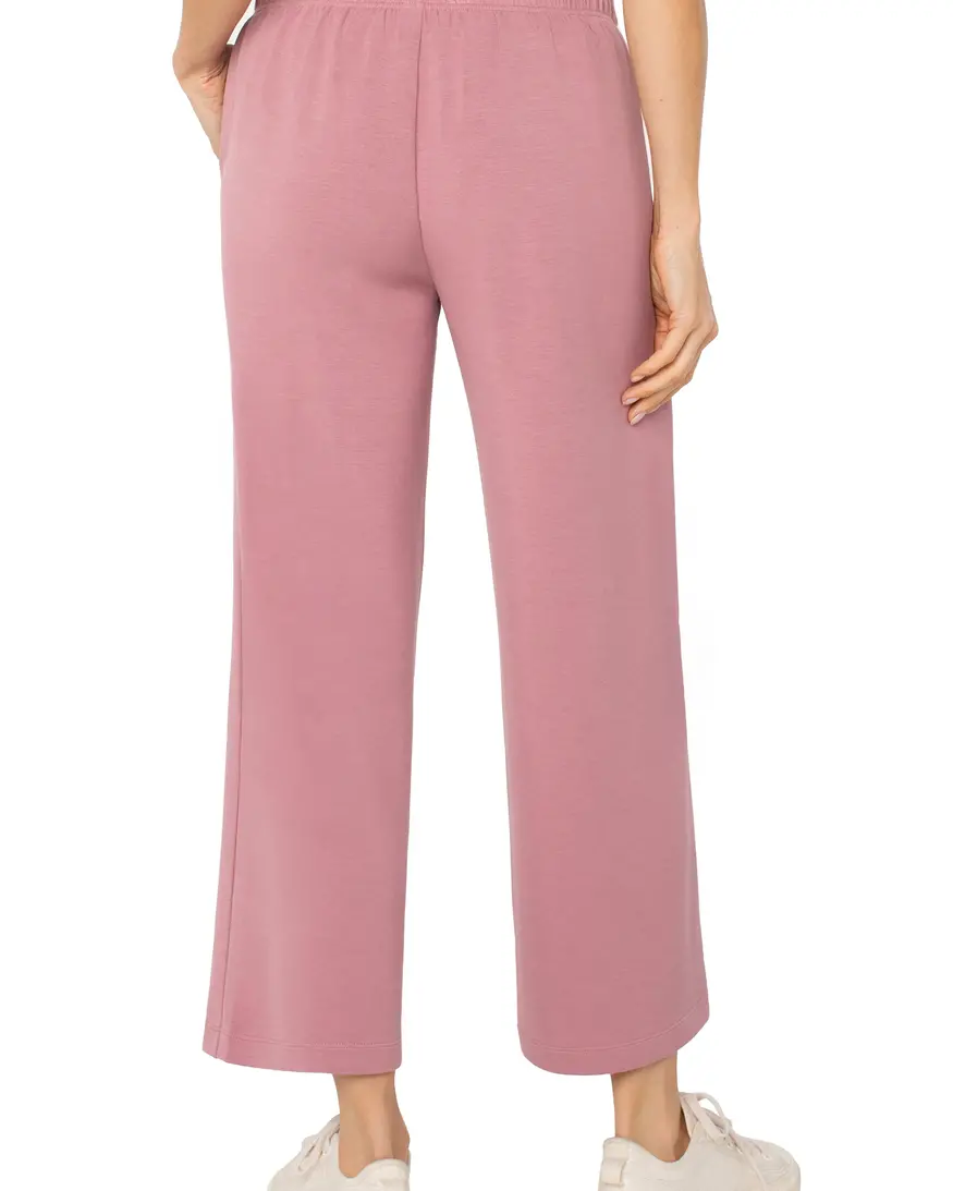 Liverpool Pull On Wide Leg Crop