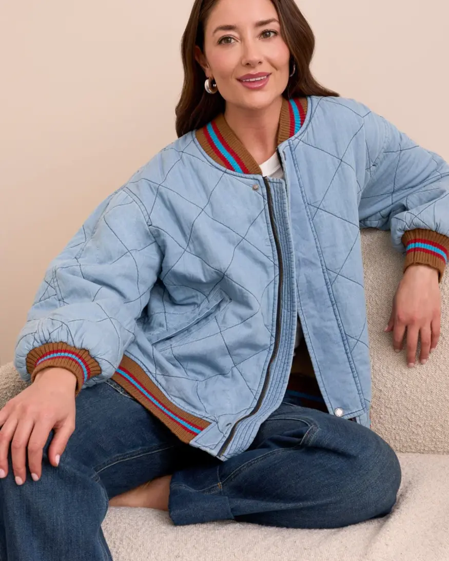 Tribal Sevyn Quilted Bomber Jkt