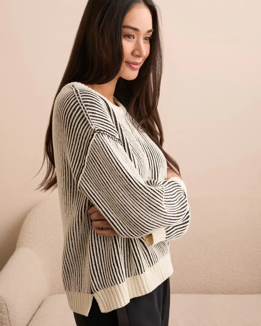 Tribal Skye Crew Neck Sweater
