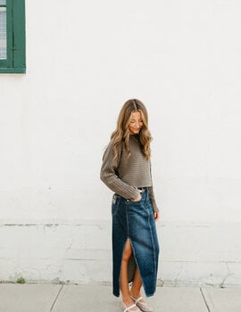 Silver Jeans - For Us Midi Denim Skirt