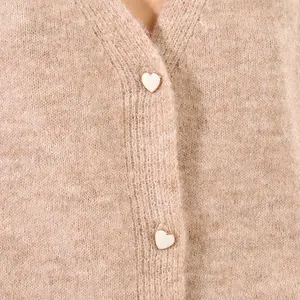 Molly Bracken Ushna Heart Button Cardi Molly Bracken Ushna Heart Button Cardi