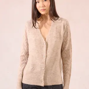 Molly Bracken Ushna Heart Button Cardi Molly Bracken Ushna Heart Button Cardi