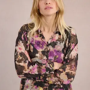 Molly Bracken Unity Button Front Top Molly Bracken Unity Button Front Top