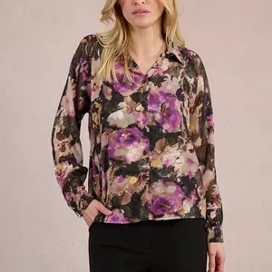 Molly Bracken Unity Button Front Top Molly Bracken Unity Button Front Top