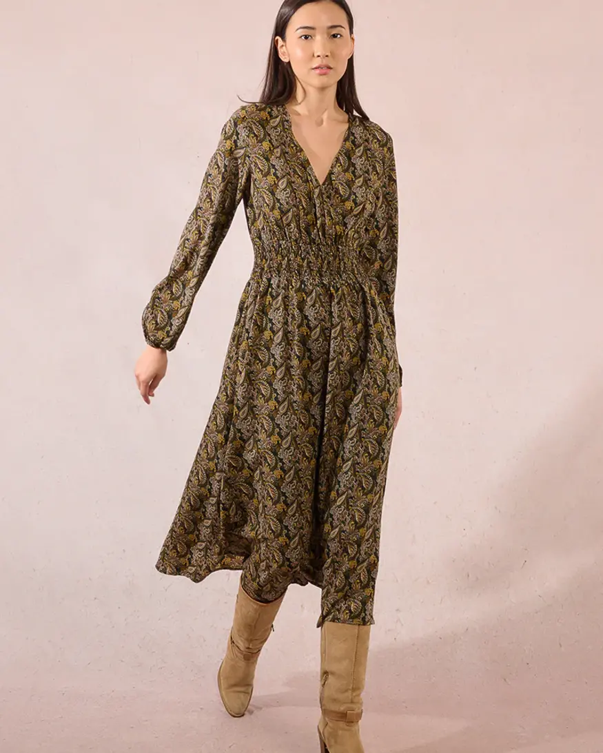 Molly Bracken Urina Midi Dress