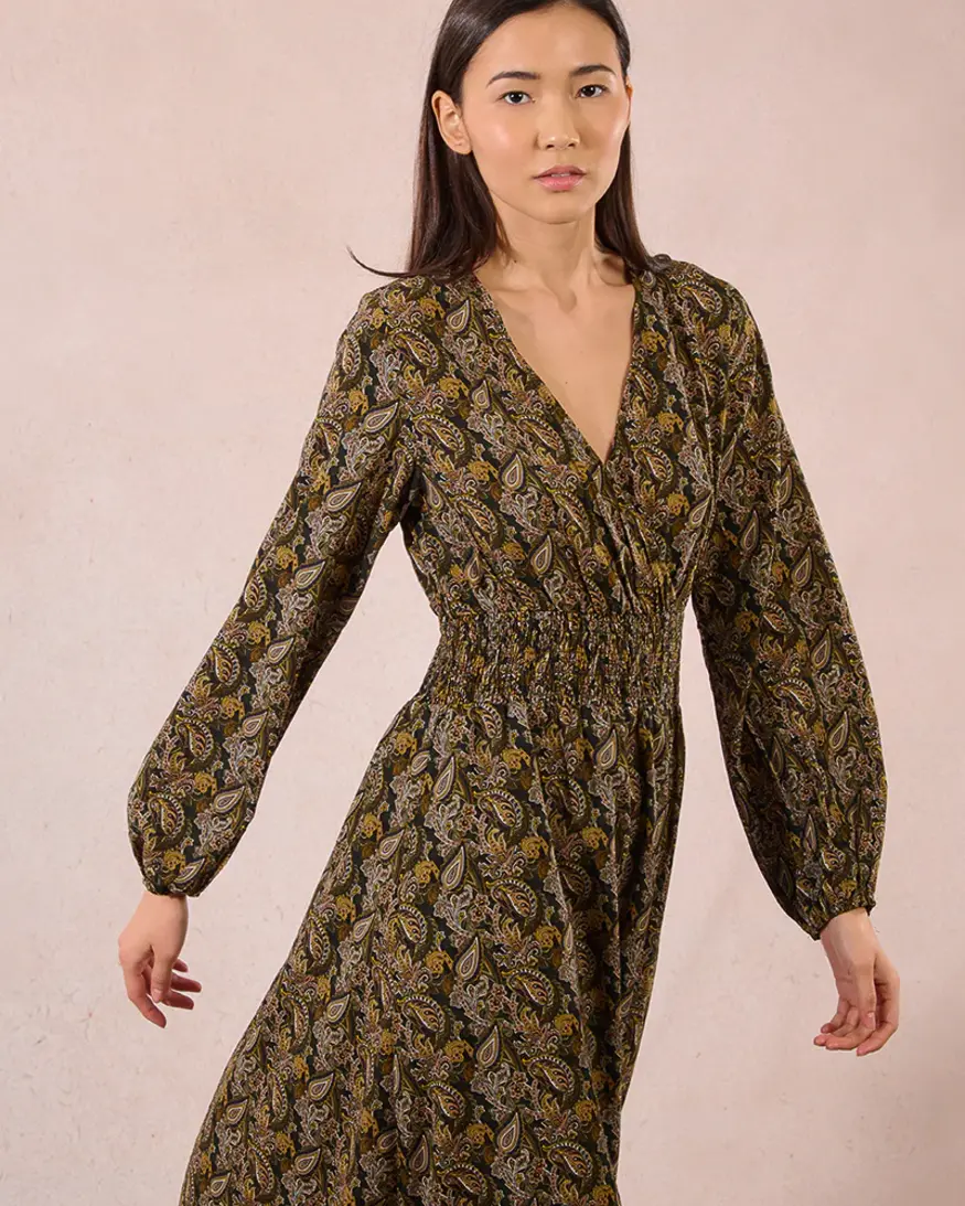 Molly Bracken Urina Midi Dress