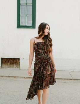 Lulus Ashton Paisley High Low