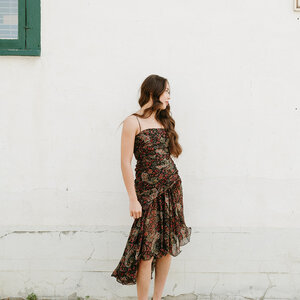 Lulus Ashton Paisley High Low