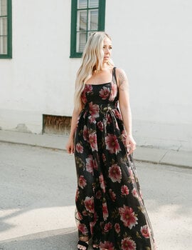 Lulus Maelyn Corsetted Maxi