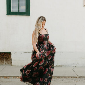 Lulus Maelyn Corsetted Maxi