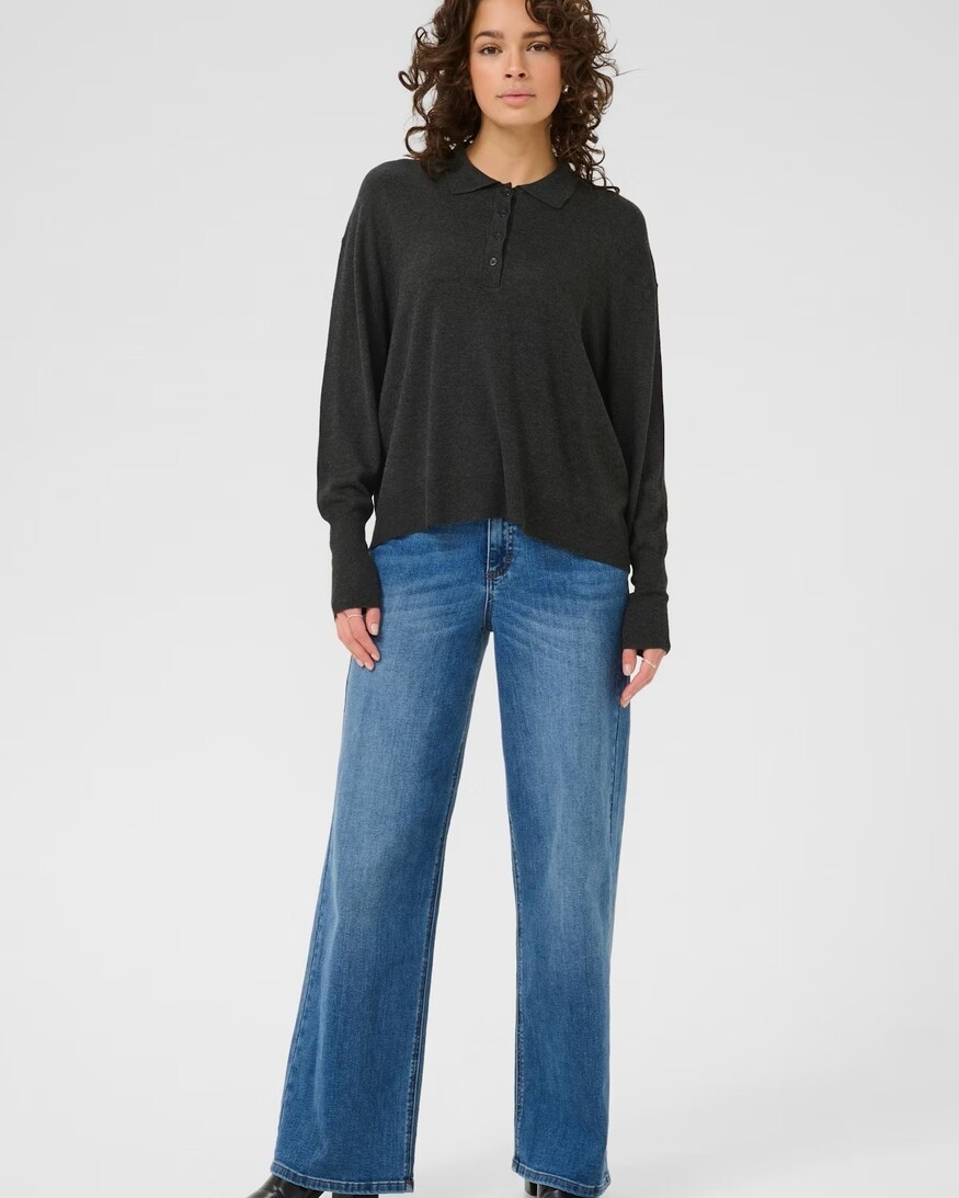 Kaffe Lizza Polo Pullover