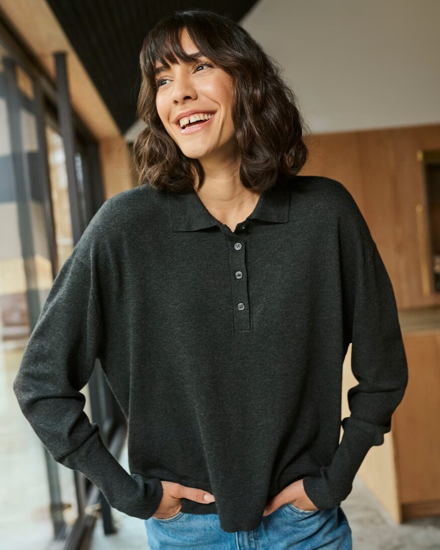 Kaffe Lizza Polo Pullover