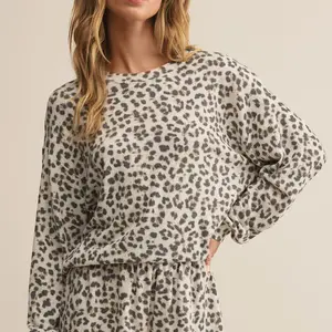 Z-Supply Luxe Leopard LS Top