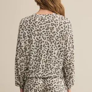 Z-Supply Luxe Leopard LS Top