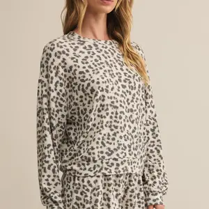 Z-Supply Luxe Leopard LS Top