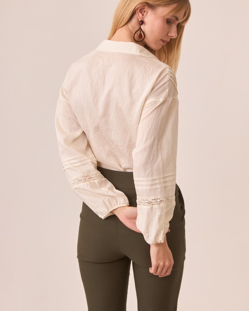 NKN Sagita Lace/Embroidred Blouse