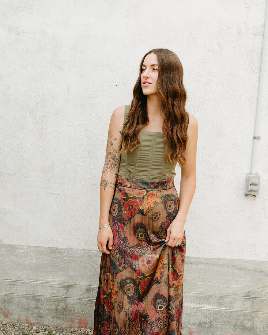 NKN Larimar Pleated Skirt