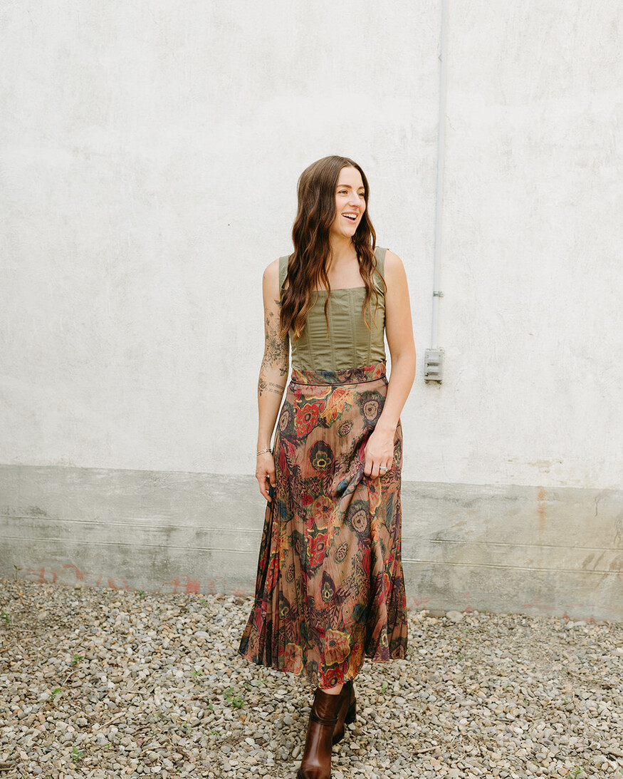 NKN Larimar Pleated Skirt