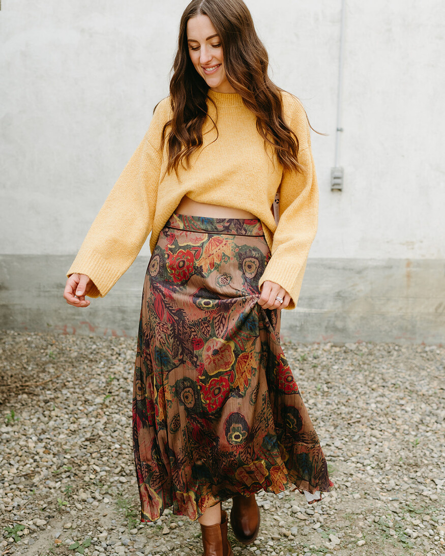 NKN Larimar Pleated Skirt