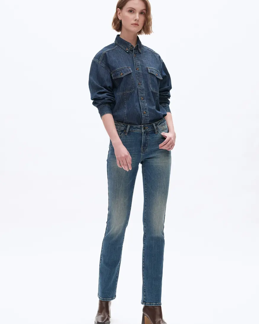 Bayeas Low Rise Slim Straight