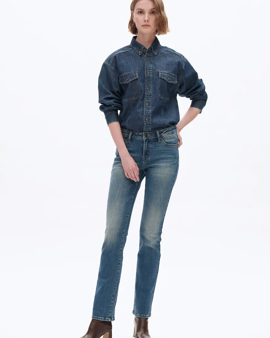 Bayeas Low Rise Slim Straight