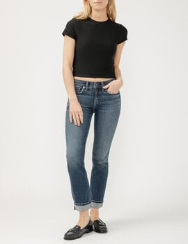 Silver Jeans - For Us Suki MR Straight Leg