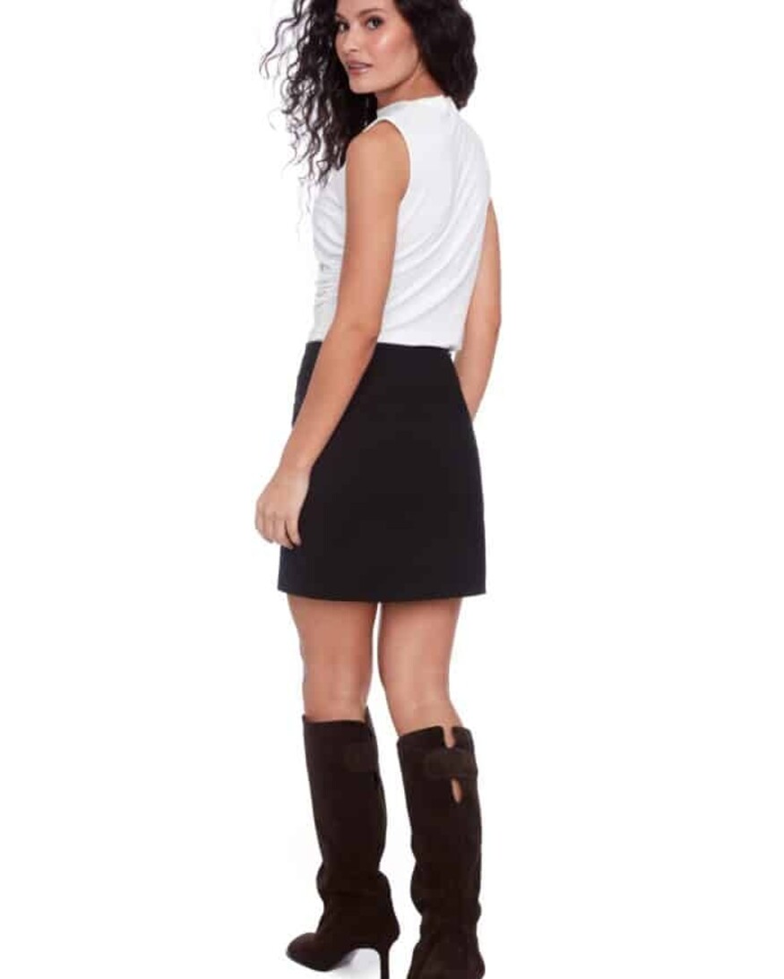 Tyler Madison Jack Solid Ponte Skirt