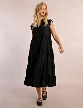 Molly Bracken Long Dress W/Ruffles Molly Bracken Long Dress W/Ruffles