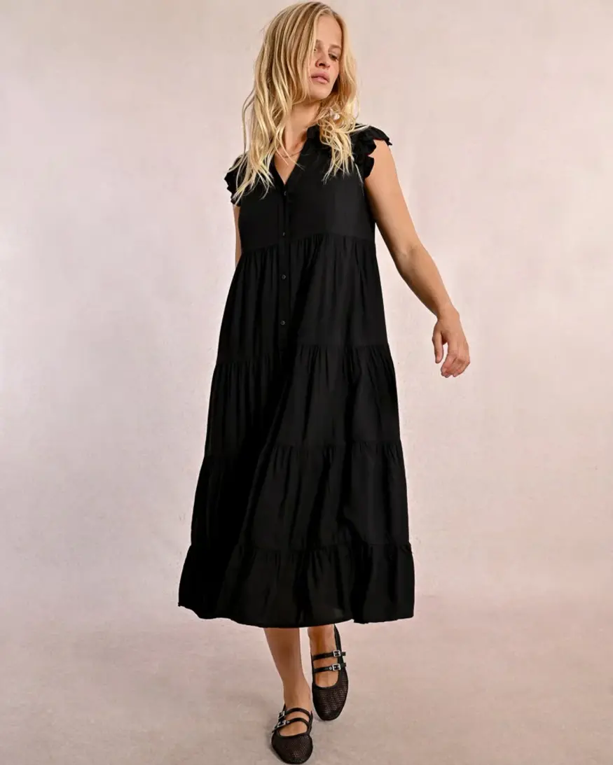 Molly Bracken Long Dress W/Ruffles