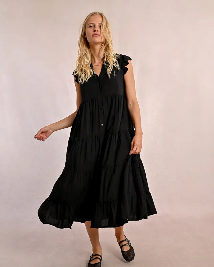 Molly Bracken Long Dress W/Ruffles