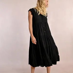 Molly Bracken Long Dress W/Ruffles