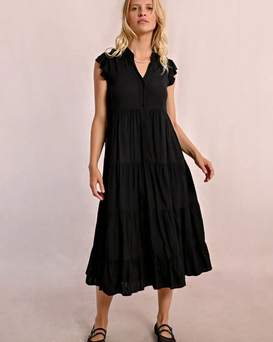 Molly Bracken Long Dress W/Ruffles