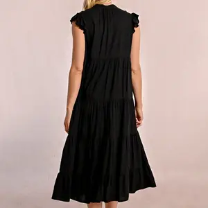 Molly Bracken Long Dress W/Ruffles