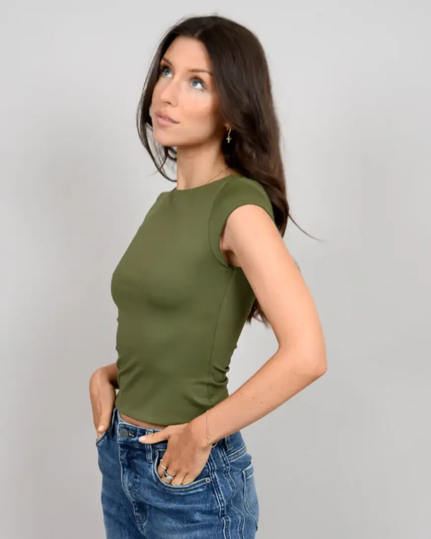 RD Style Brida Cap Sleeve/Boat Neck