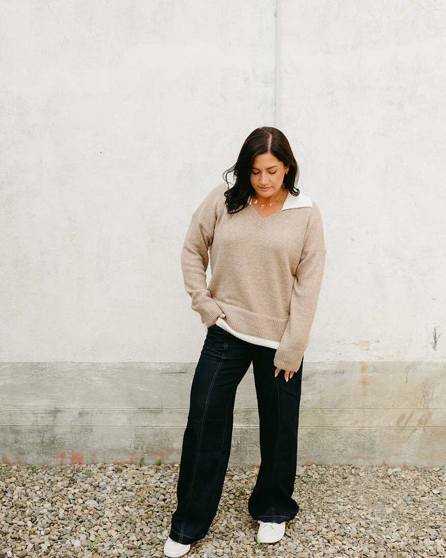 John + Jenn Sage Sweater