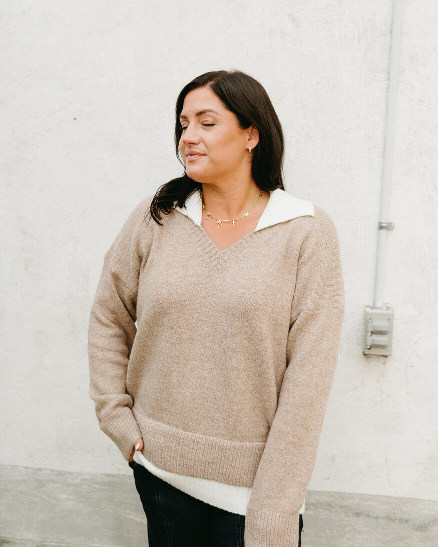 John + Jenn Sage Sweater