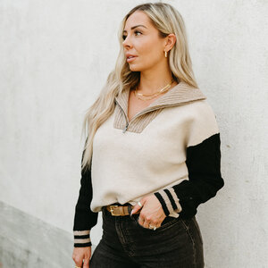 John + Jenn Gary 1/2 Zip Sweater