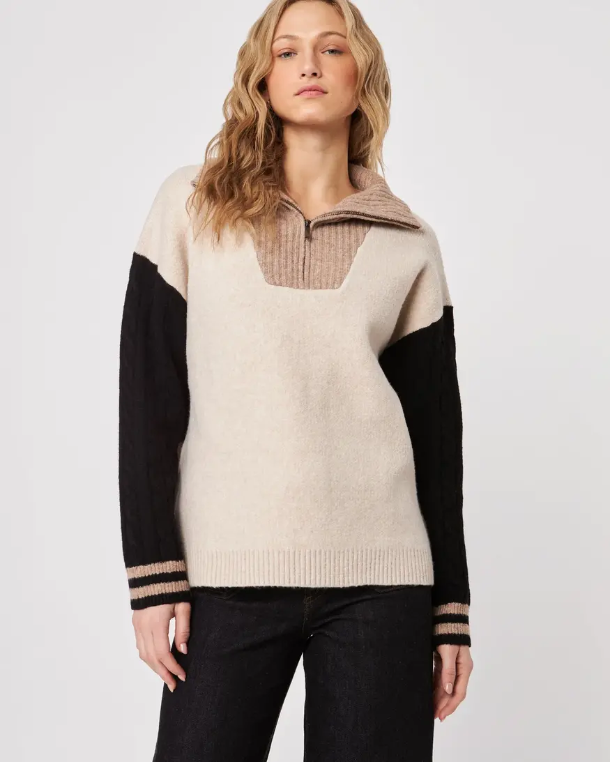 John + Jenn Gary 1/2 Zip Sweater