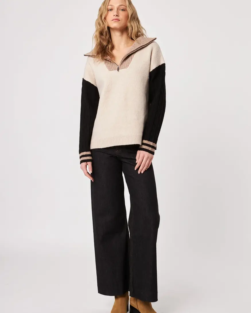 John + Jenn Gary 1/2 Zip Sweater