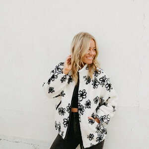 RD Style Golden Sherpa Jacket