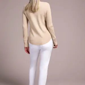 Tribal Sage Button Henley Top