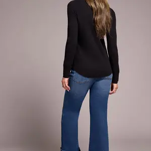 Tribal Sage Button Henley Top