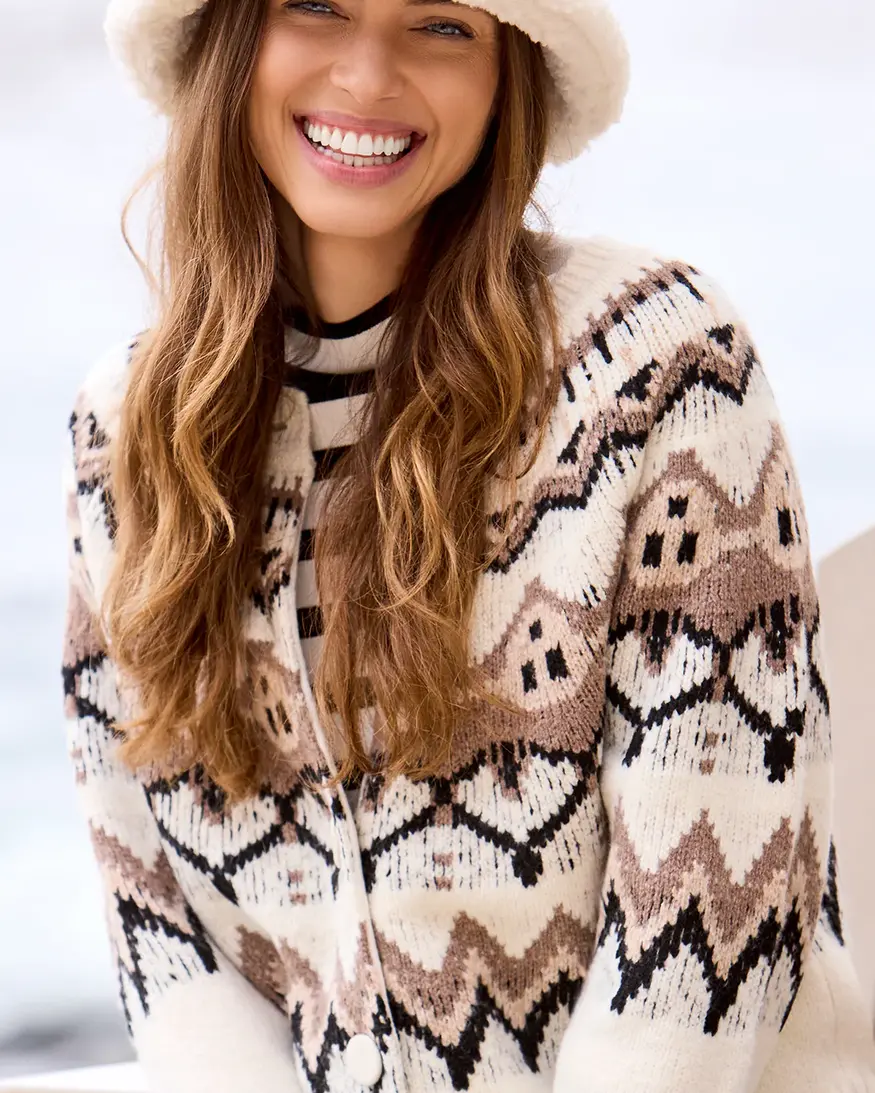 Tribal Shyla Button Cardi
