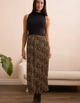 Tribal Reese Twofer Maxi Dress