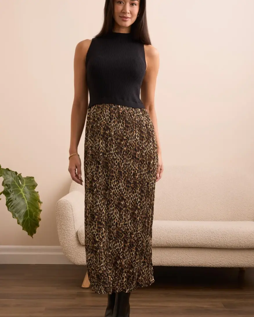Tribal Reese Twofer Maxi Dress