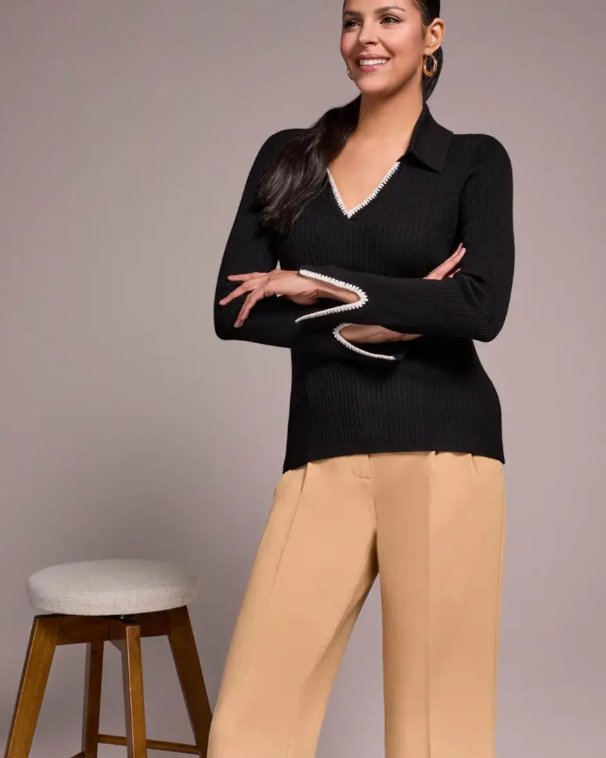 Tribal Stelle Polo Sweater
