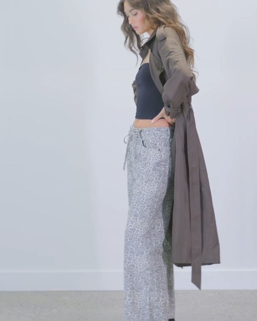 Kuwalla Shelly Leopard Wideleg