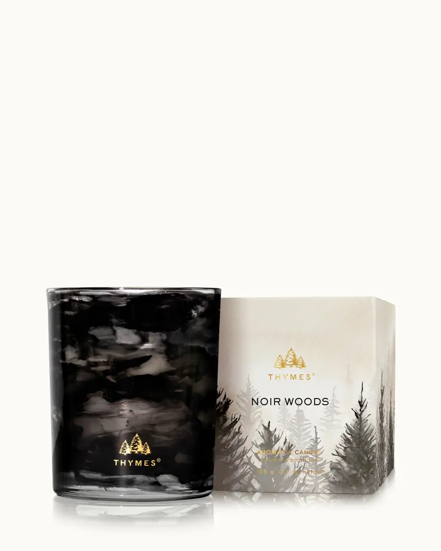 Thymes Noir Woods Box Candle 6.5oz